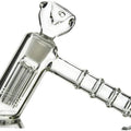 Hammer Bubbler with 6-Arm Tree Perc – Premium Borosilicate Glass Water Pipe