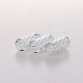 Premium Hand-Crafted Twisted Glass Tips – 14x30mm, 8 Holes, Clear