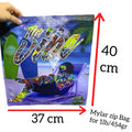The Vibe Mylar Zip Lock Bag for Cannabis size 454 grams / 1 lb