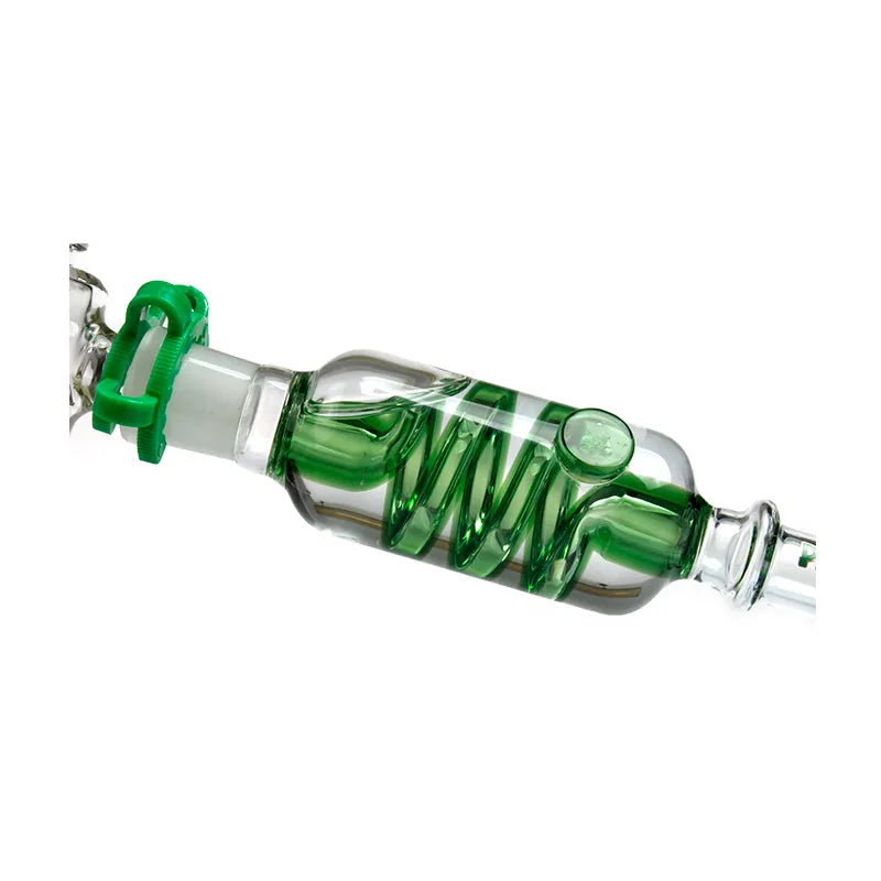 Phoenix Star Freezable Coil Bubbler with 5 Arms Perc – Hammer Shape with Glycerin Coil for Cooler Hits