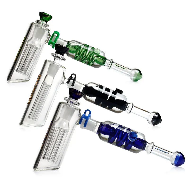 Phoenix Star Freezable Coil Bubbler with 5 Arms Perc – Hammer Shape with Glycerin Coil for Cooler Hits