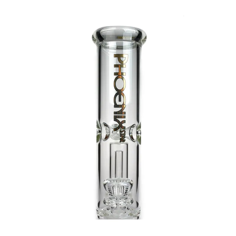 PHOENIX STAR Straight Bong Honeycomb & Matrix Perc 35.5 cm 14 inches