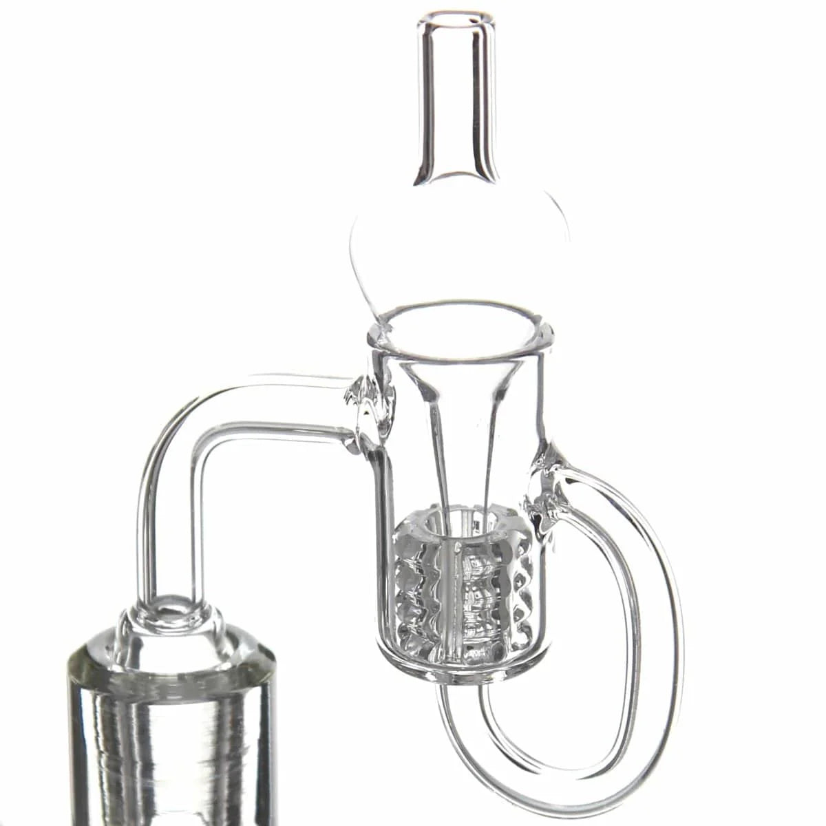 Diamond Knot Recycler Banger Set – 14mm Male, 90° Joint