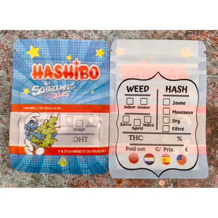 High Quality Mylar Zip lock Bag for Cannabis Packaging Matte 1gr Smell Proof Water Proof