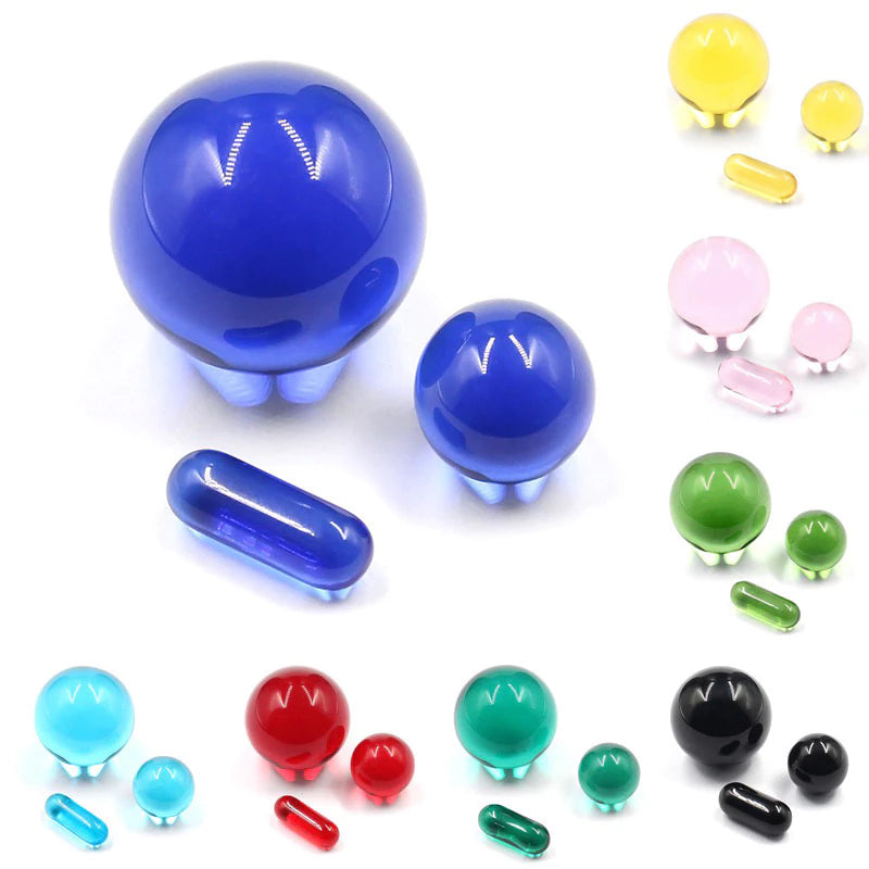 3 Pieces Terp Slurper Marble Set – Top, Middle & Terp Pill Marbles