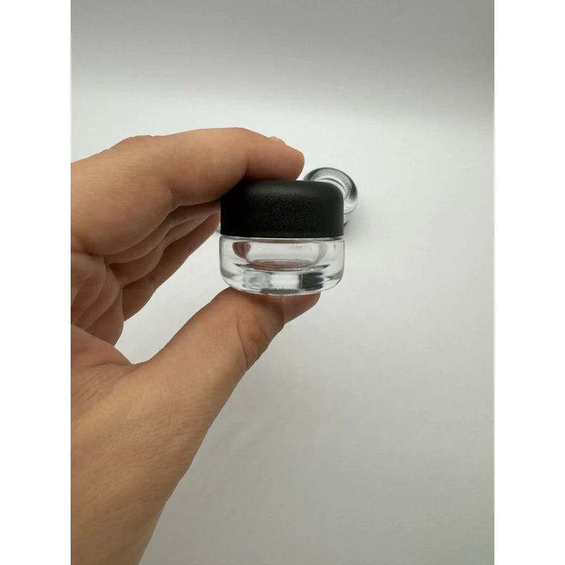 Wholesale Round Glass Container – 5ml for Wax, Dab, Shatter