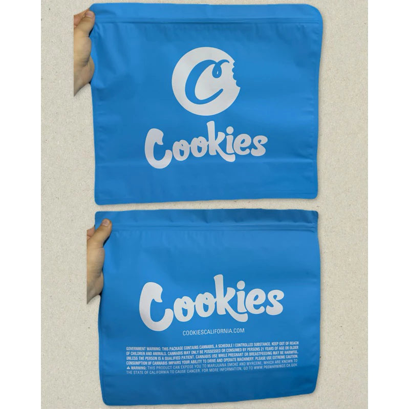 Cookies Mylar Zip Lock Bag for Cannabis size 454 grams / 1 lb