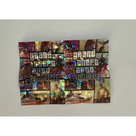 High Quality Mylar Zip lock Bag for Cannabis Packaging Matte GTA 1gr Smell Proof Water Proof