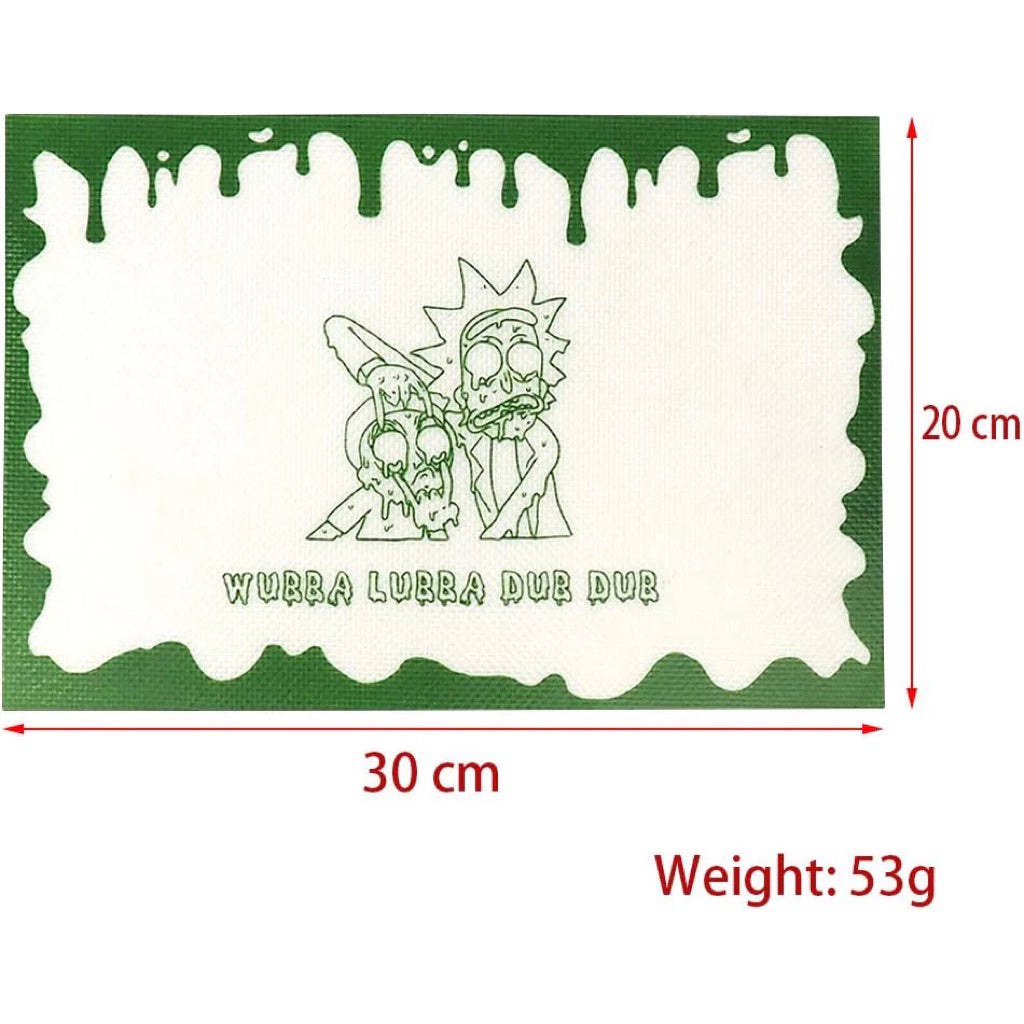 Silicone Dab Mat with Design – 20x30cm Non-Stick Dabbing Tool