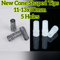 Premium Hand-Crafted Twisted Glass Tip – Cone Shaped 11–13×30 mm for Joints