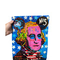 Benjamin Art Mylar Zip Lock Bag for Cannabis size 454 grams / 1 lb